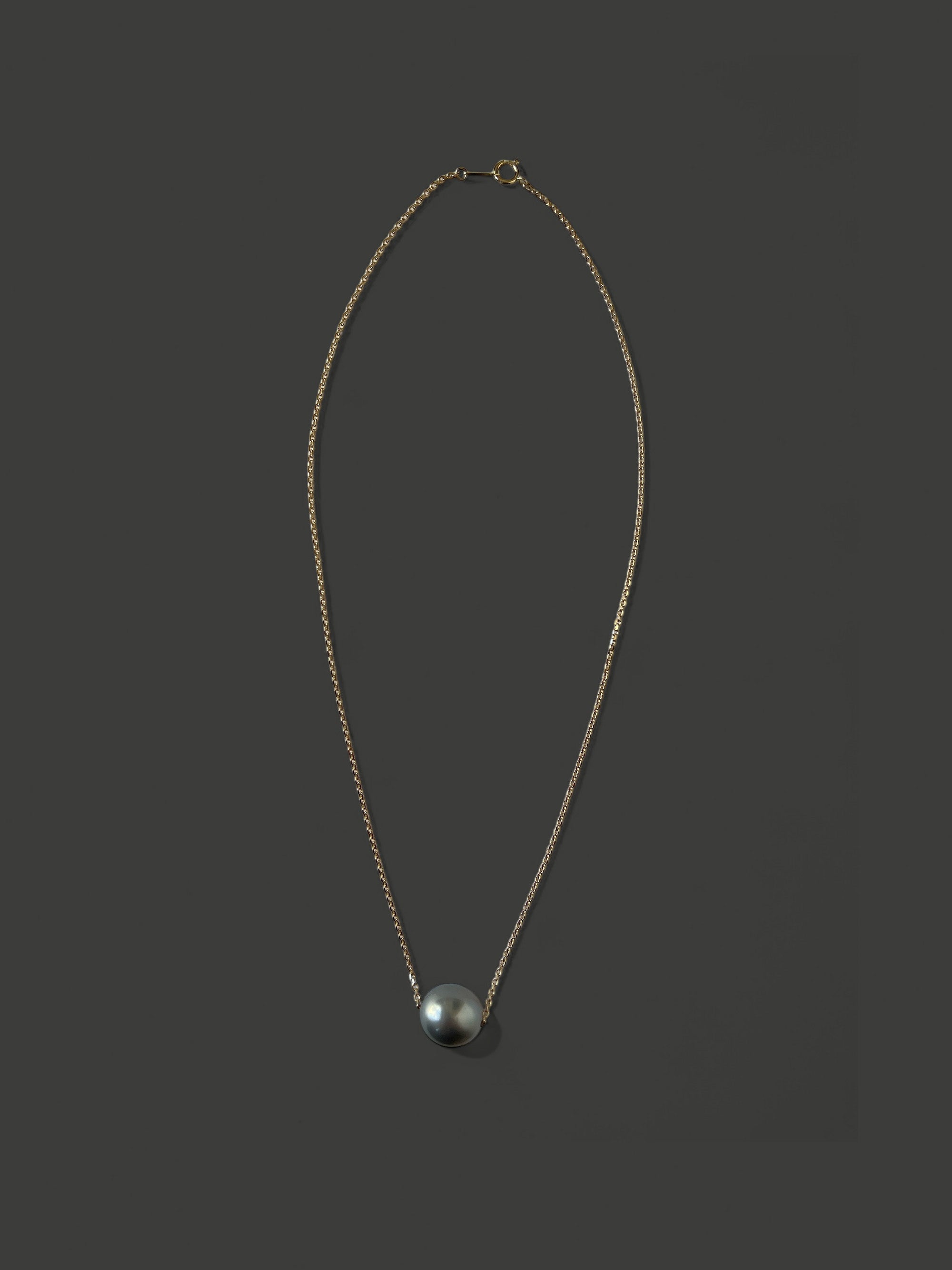FN4 Grey Tahitian Pearl Necklace