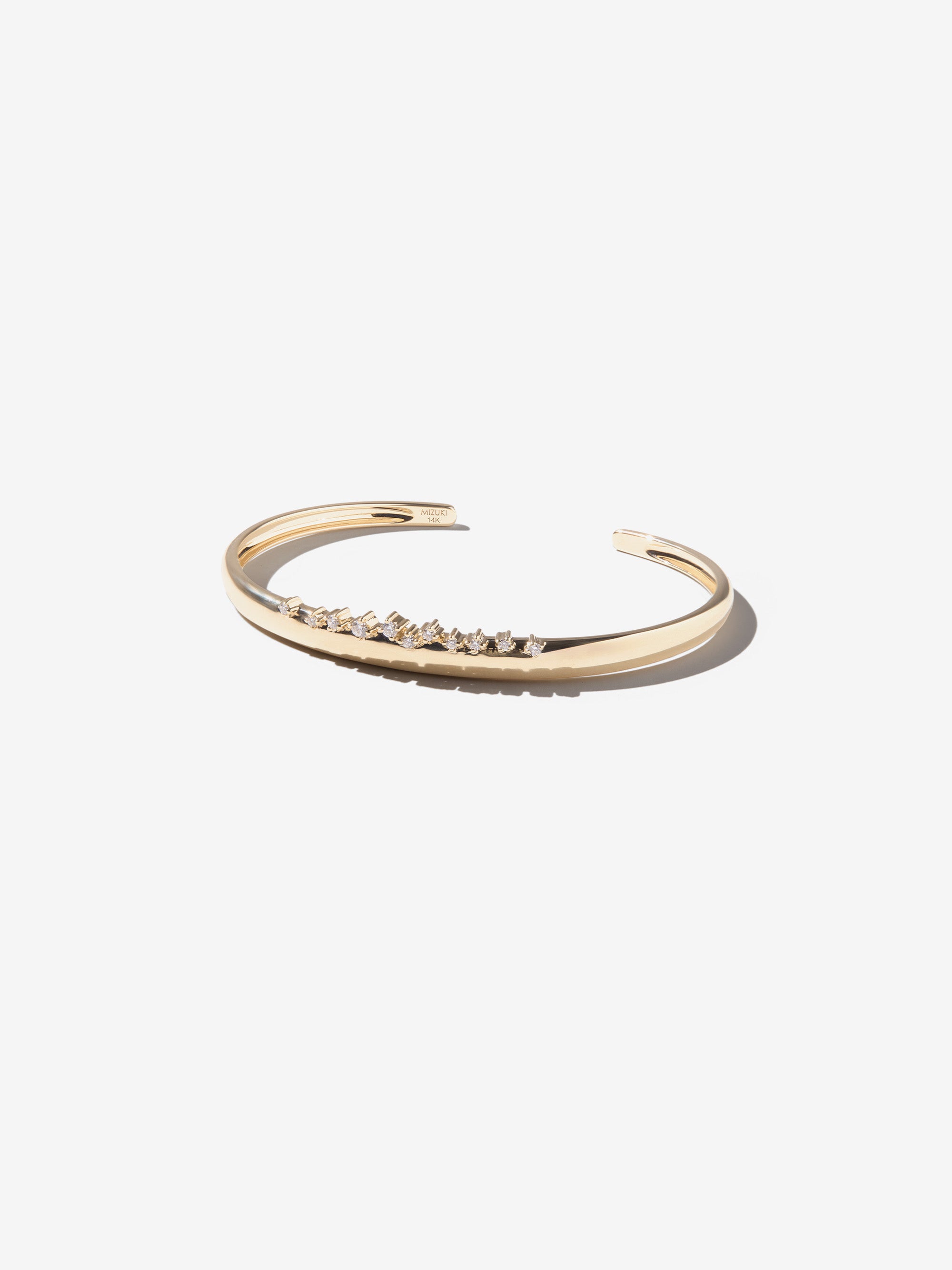 SBA131 Sea of Beauty. Gold and Diamond Mirage Cuff