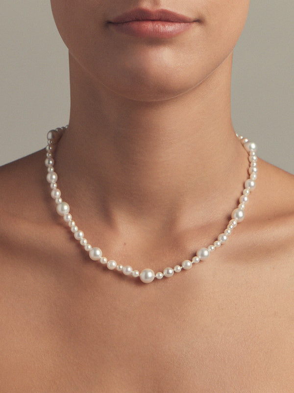 SBN301 Sea of Beauty. Bubble Pearl Necklace