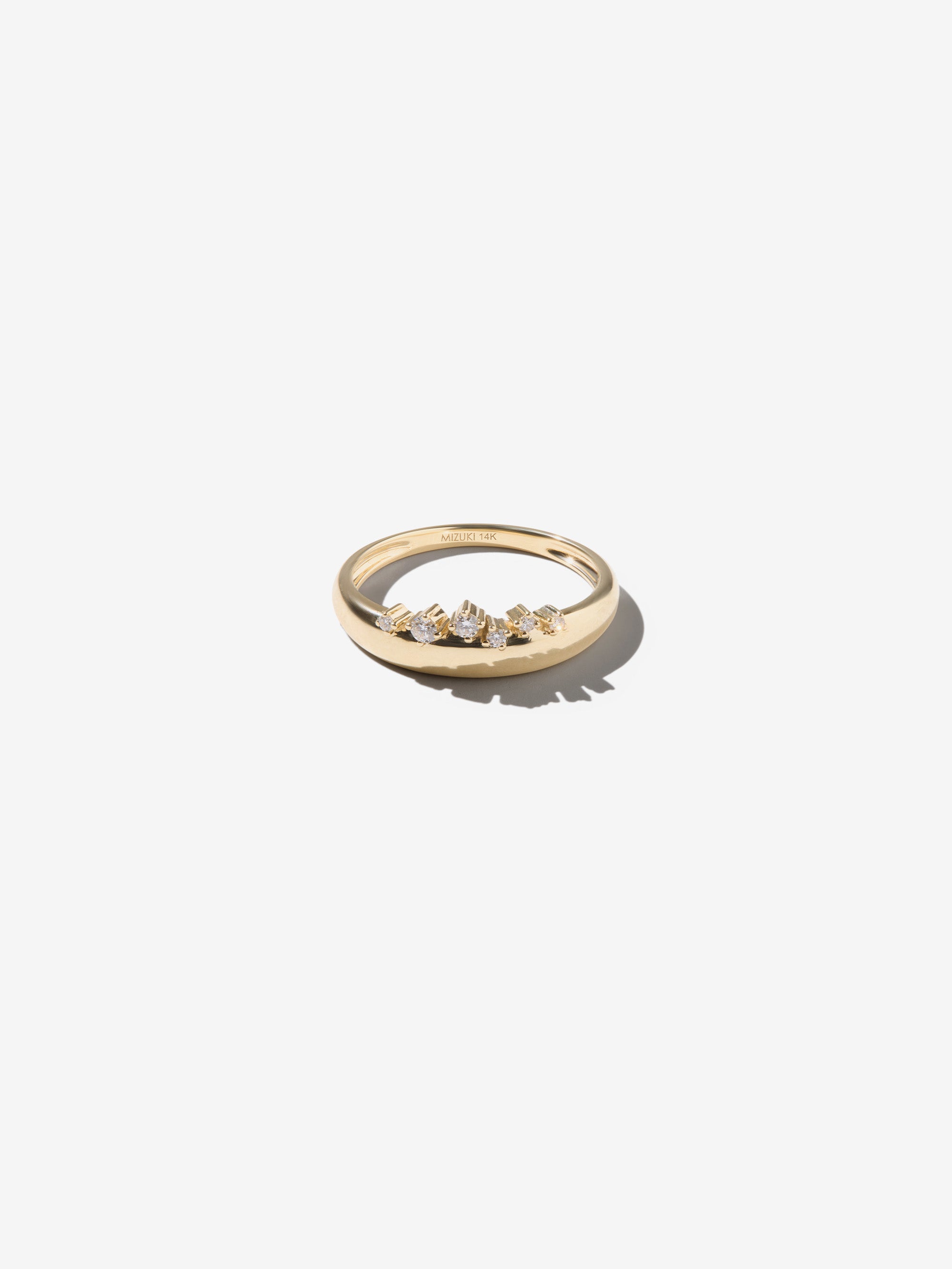 SBR114 Sea of Beauty. Gold and Diamond Mirage Ring