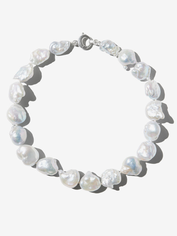 ST5 Extra Large Baroque Keshi Pearl Necklace