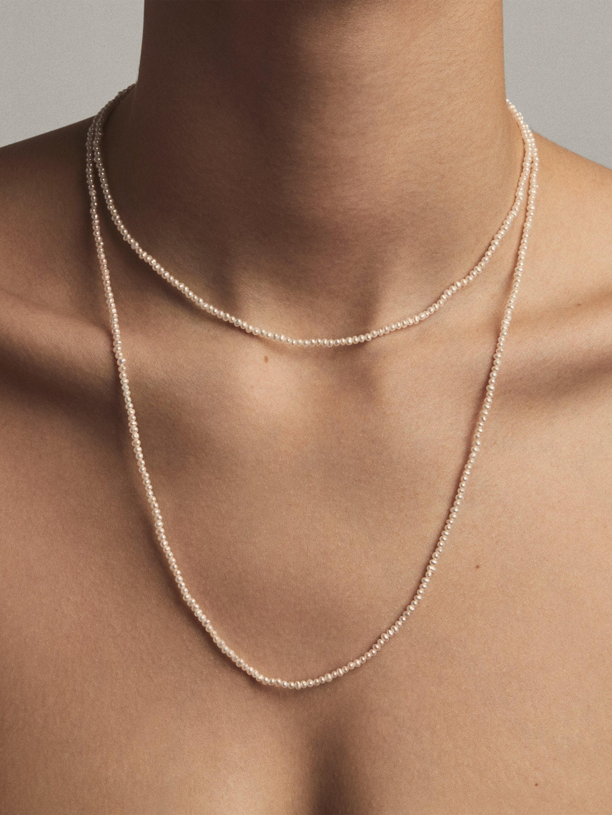 SBN245 Sea of Beauty Long Dancing Pearl Necklace