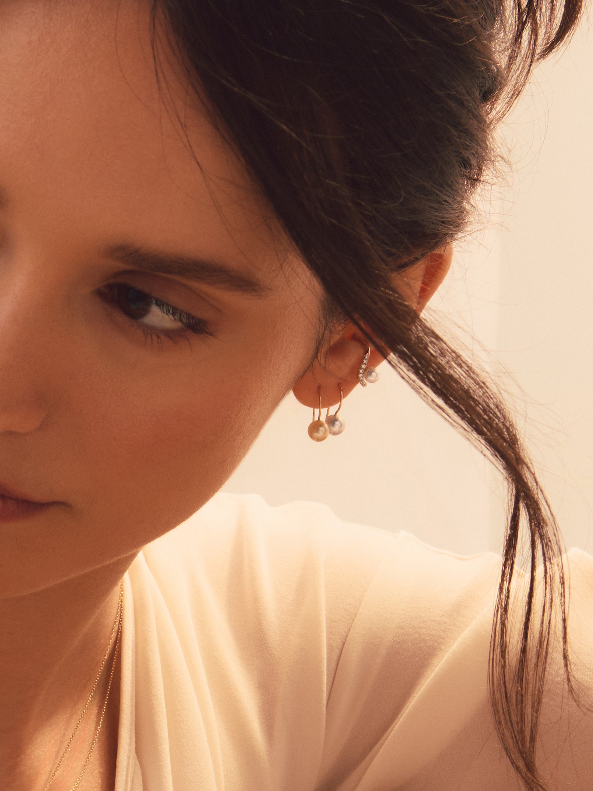 SBE451 Sea of Beauty. Candy Gold Akoya Pearl Drop