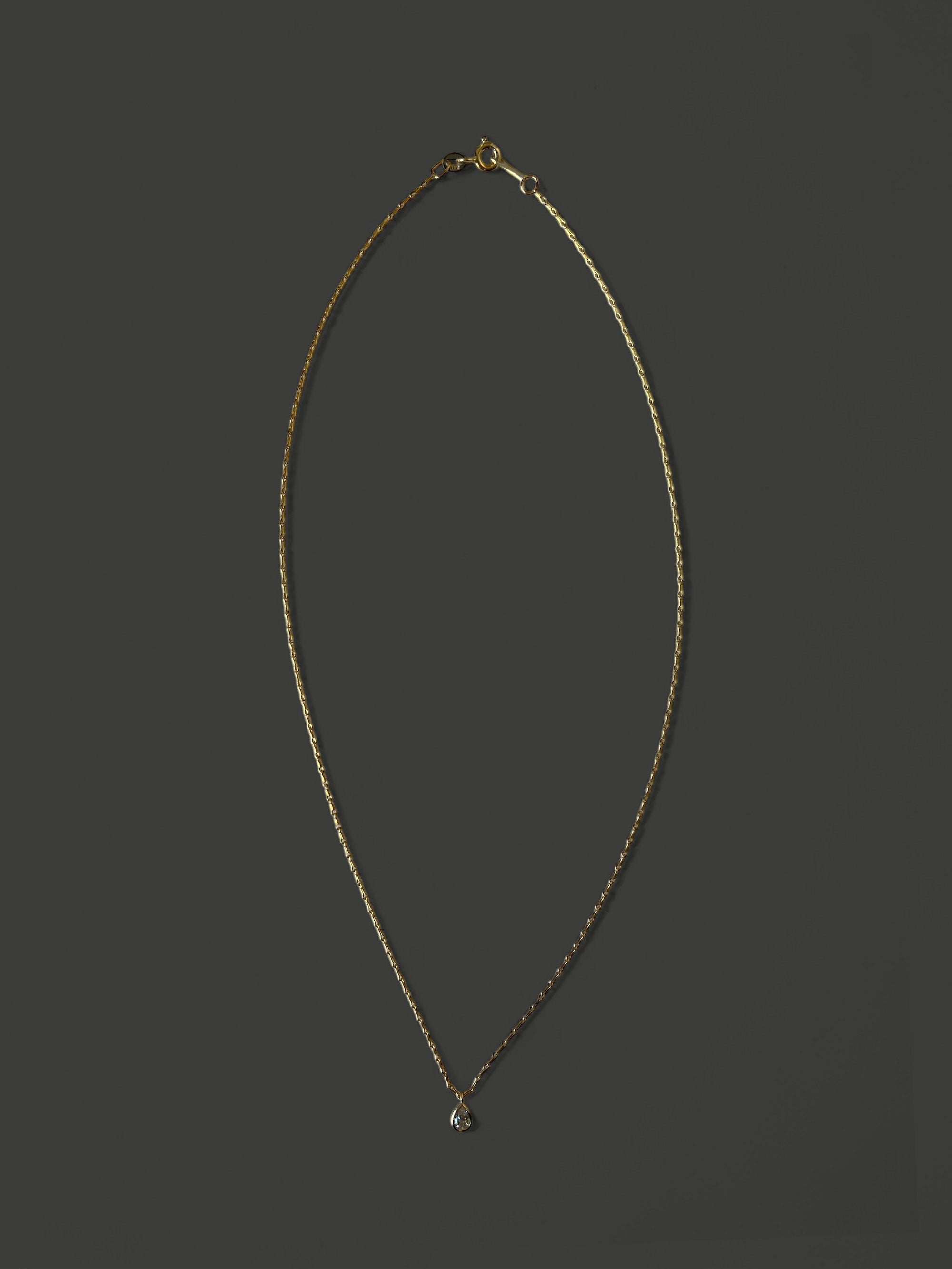 FN9 Medium Pear Diamond Necklace