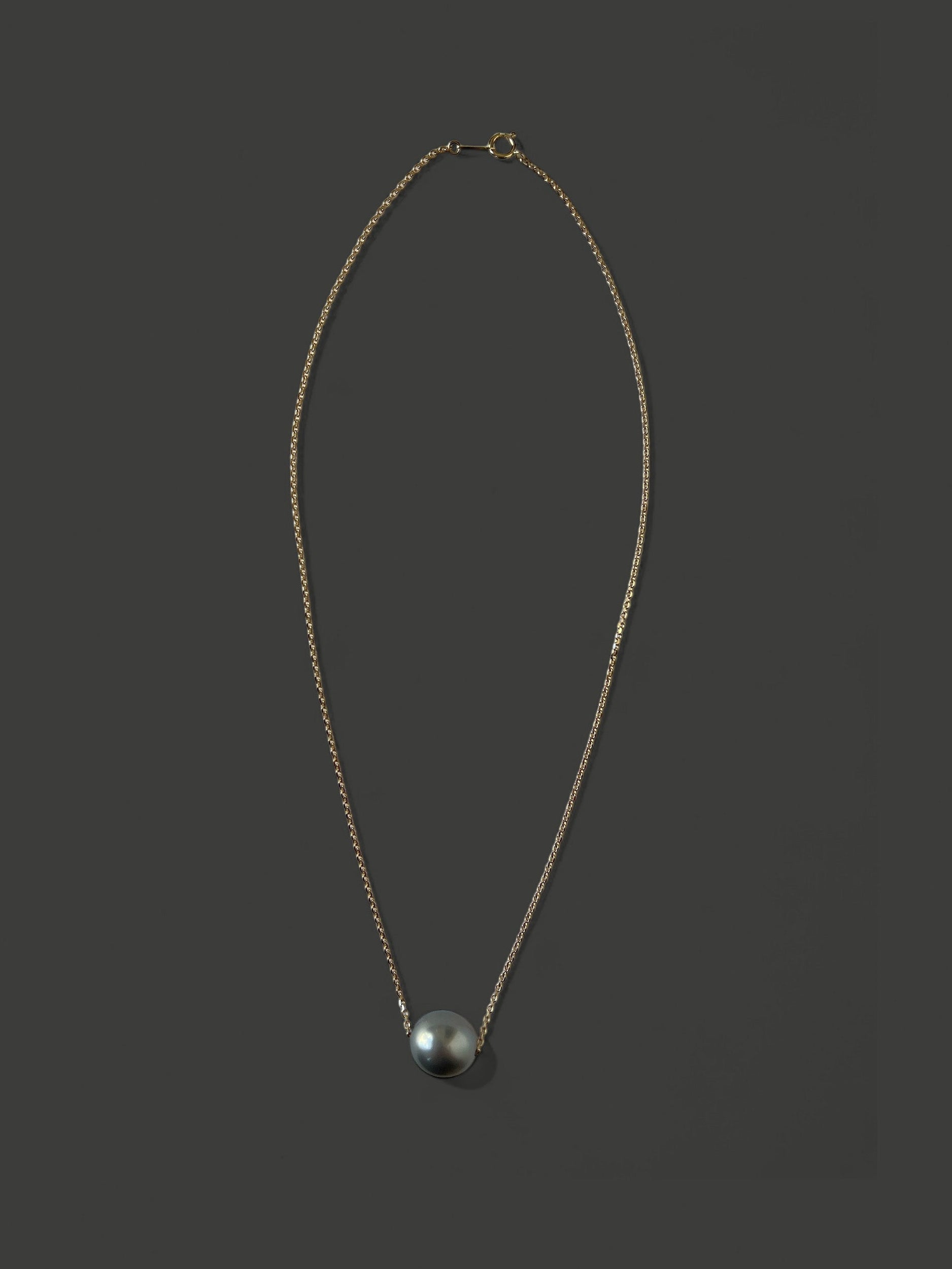 FN4 Grey Tahitian Pearl Necklace