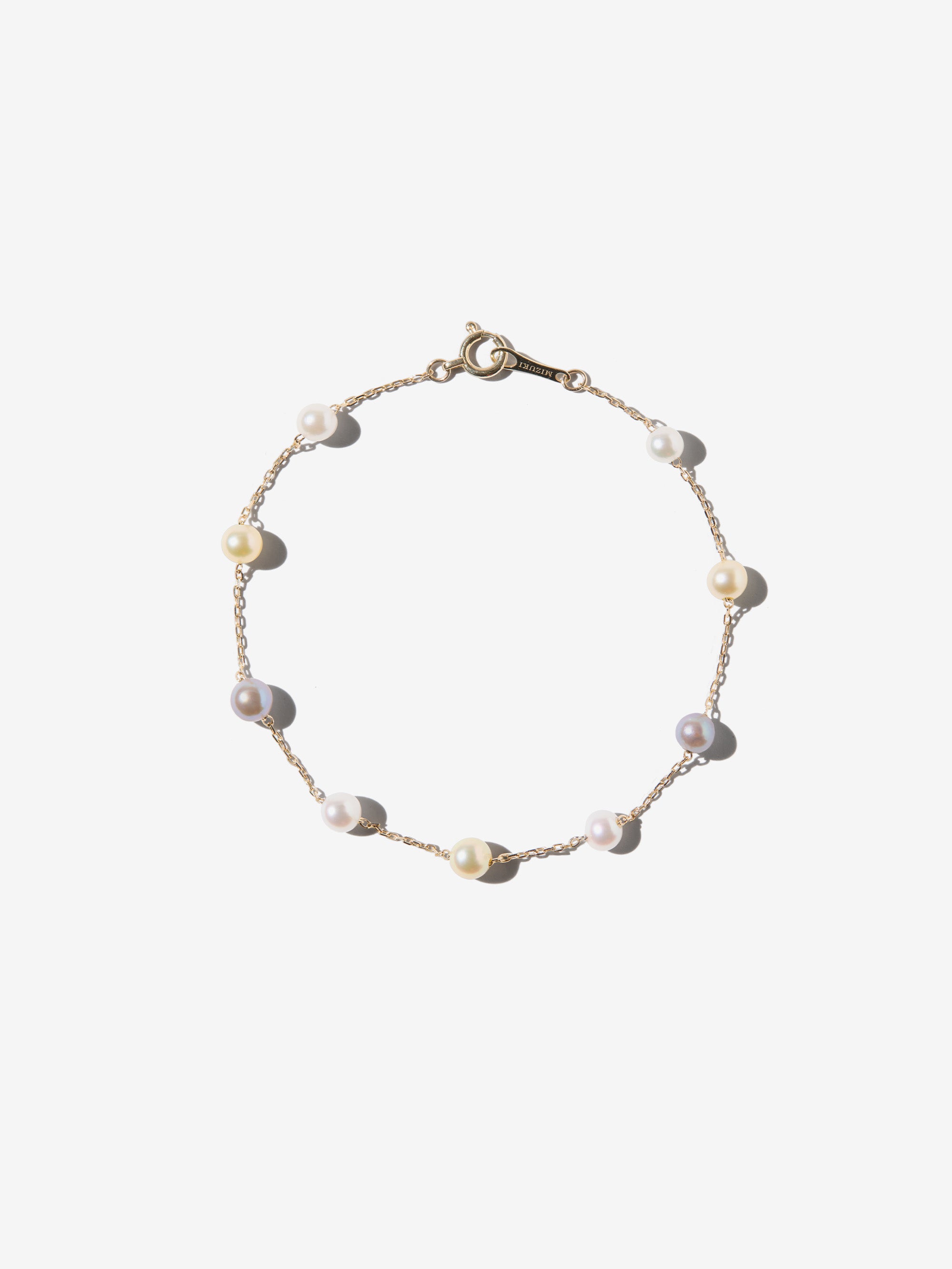 SBA133 Sea of Beauty. Floating Candy Multi Pearl Bracelet