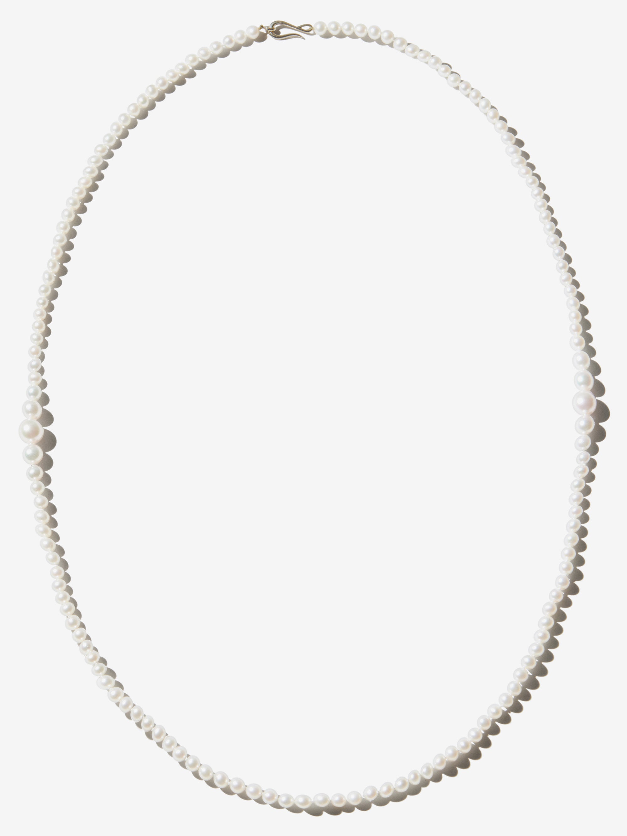 SBN304 Sea of Beauty. Long Cascading Pearl Necklace