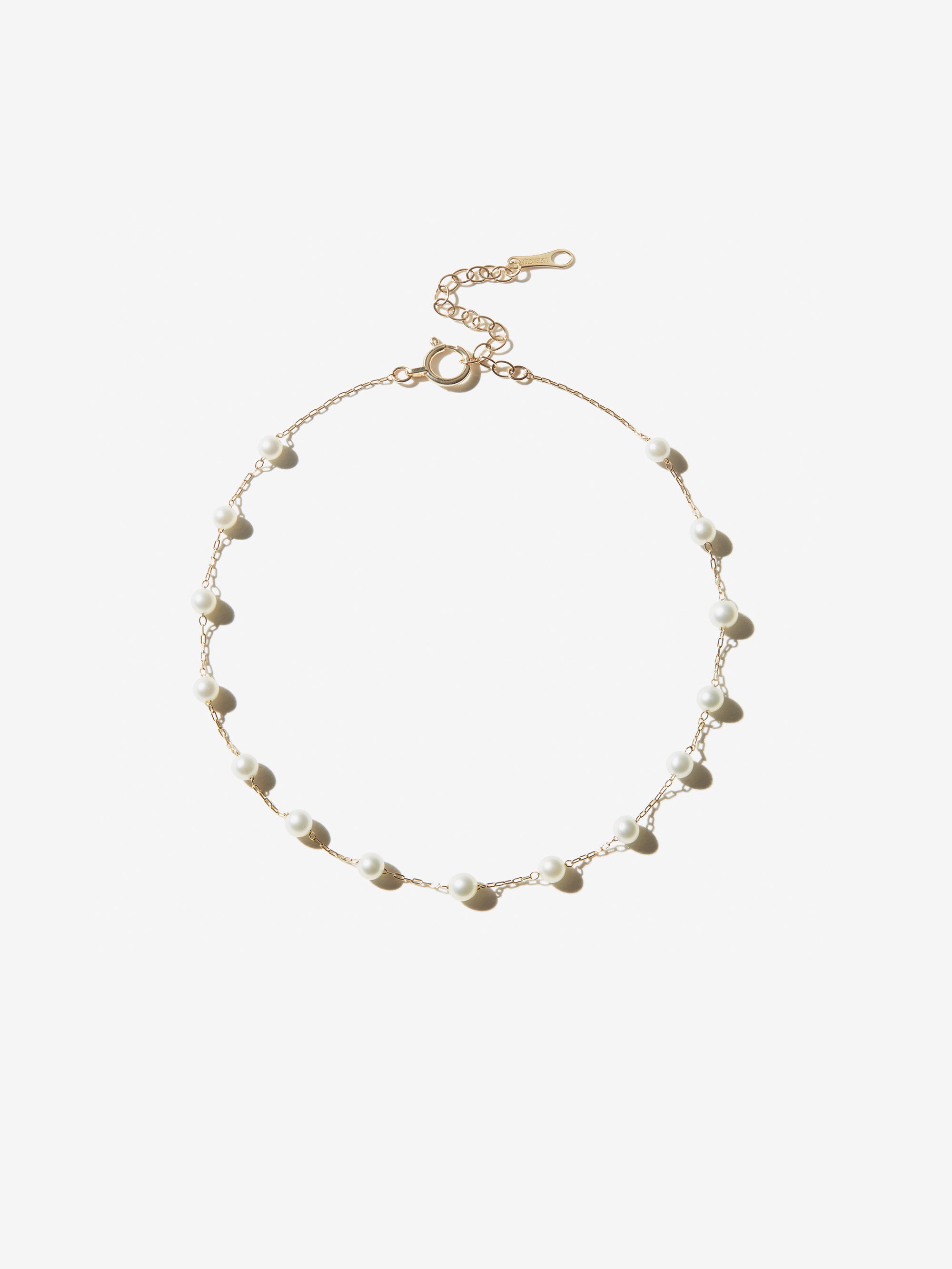 SBX13 Sea of Beauty. Floating Pearl Anklet