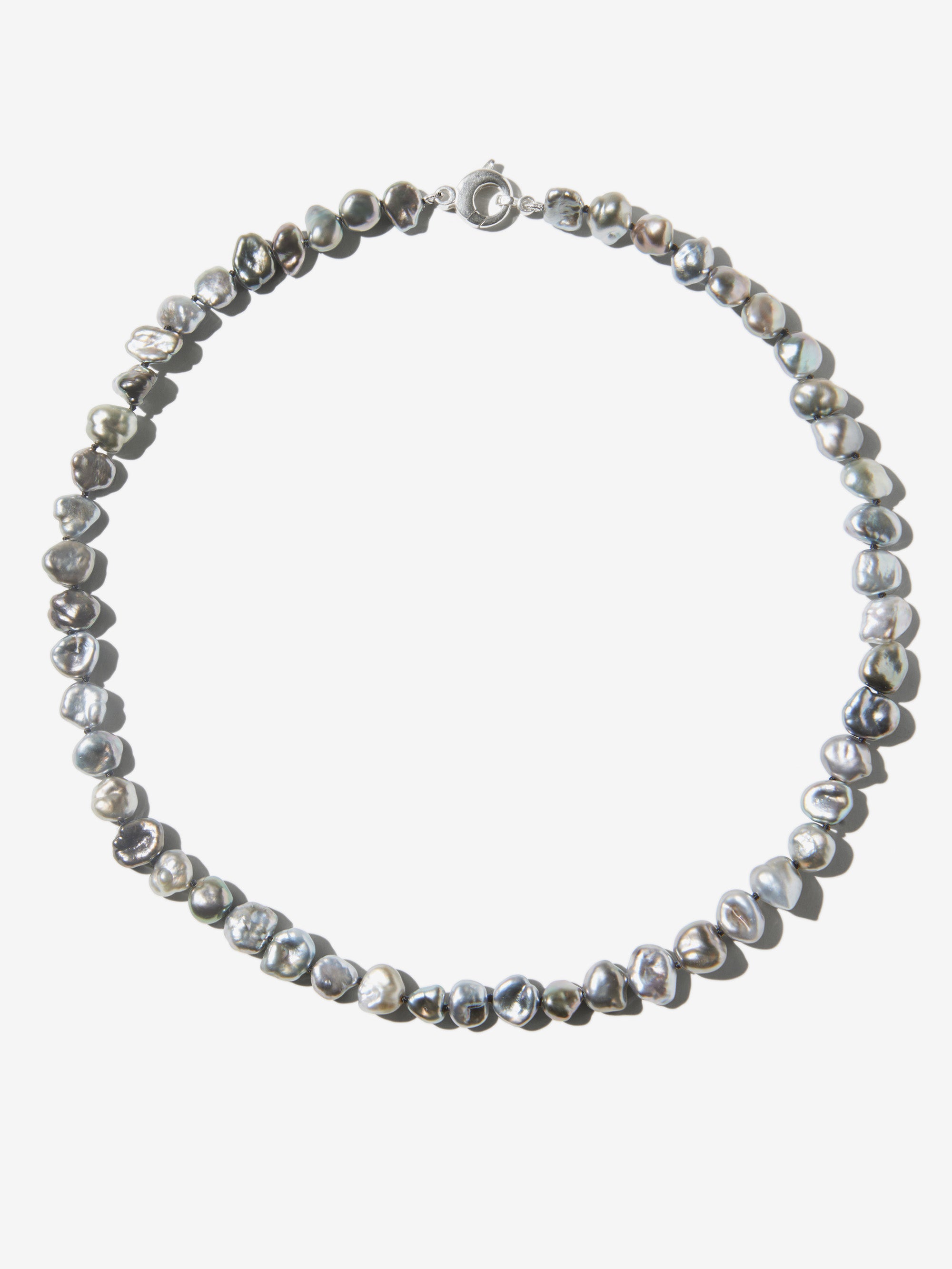 ST3 Black Tahitian Keshi Pearl Necklace