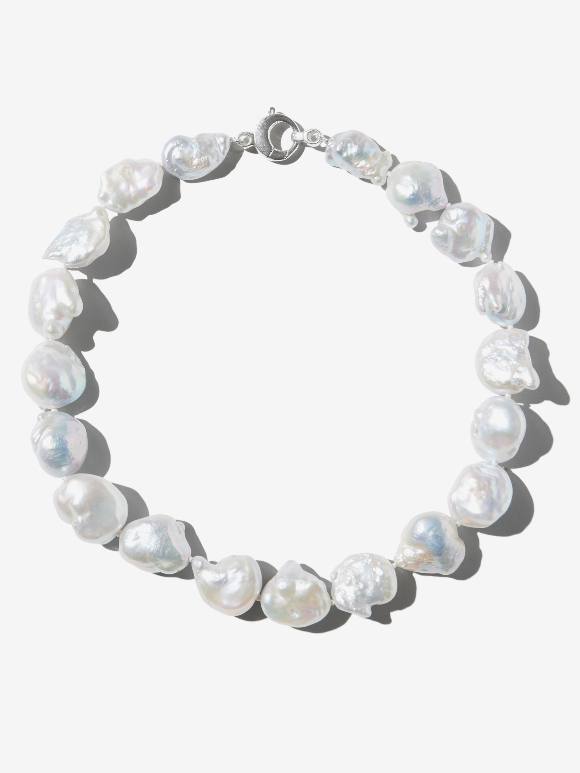 ST5 Extra Large Baroque Keshi Pearl Necklace