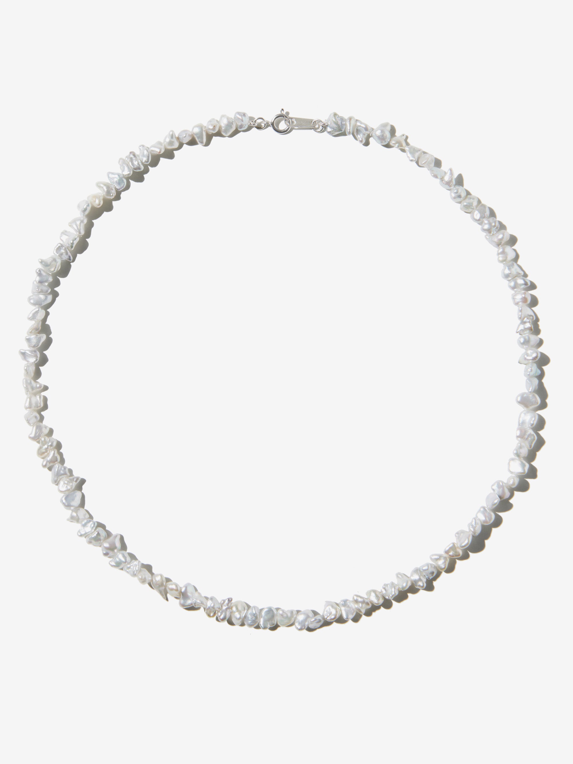 ST6 Grey Keshi Pearl Necklace