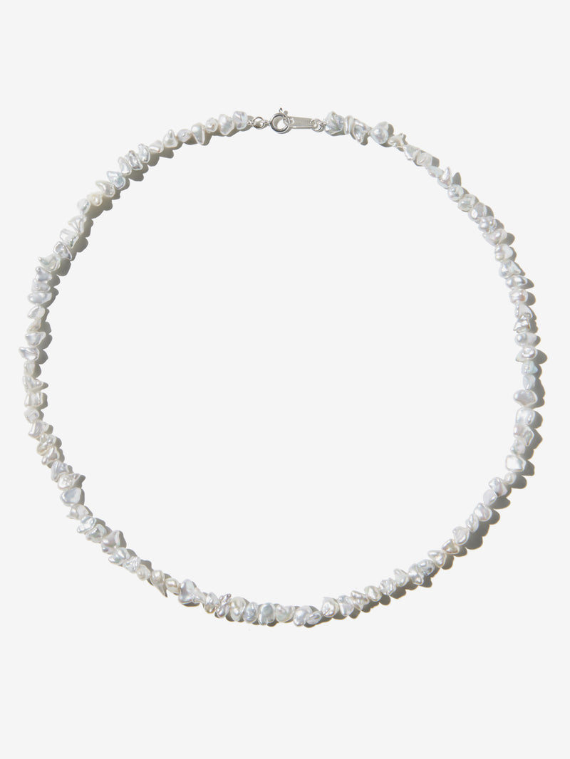 Grey Keshi Pearl Necklace ST6