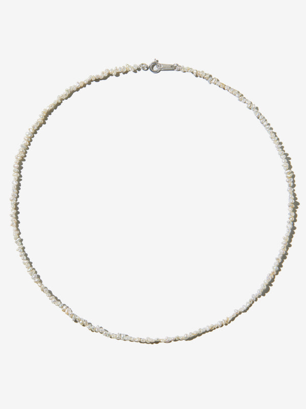 Baby Grey Keshi Pearl Necklace ST8