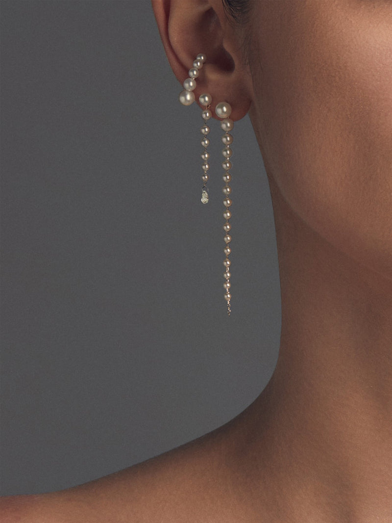 Sea of Beauty Collection. Cascading Pearl Earrings SBE355
