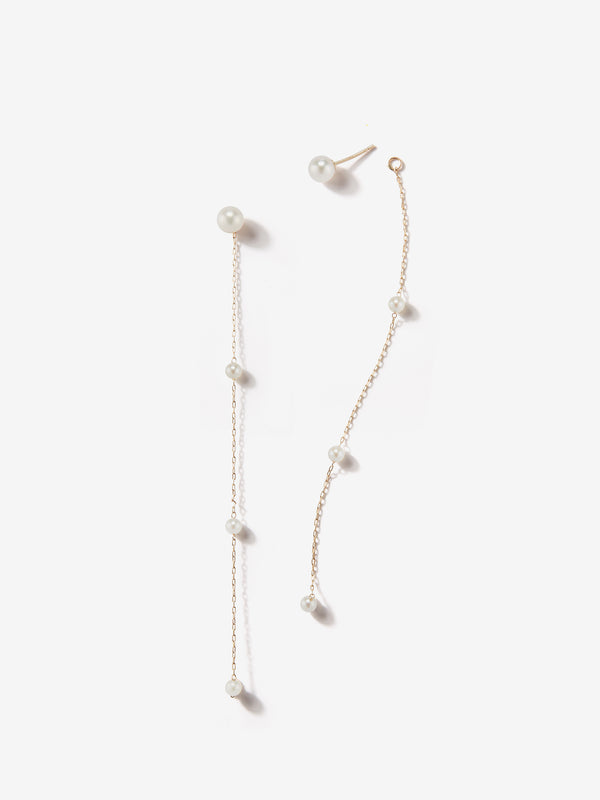 Pearl Chain Earring – MIZUKI