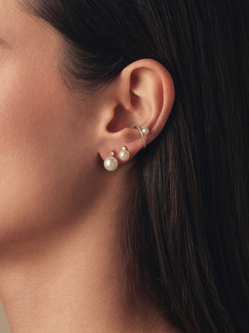 Sea of Beauty Essentials. Diamond and Pearl Studs SBE367