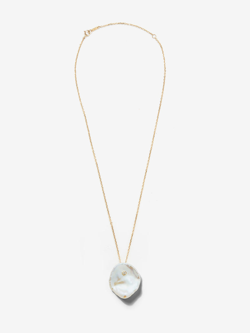 Petal Pearl and Diamond Necklace  SBN160