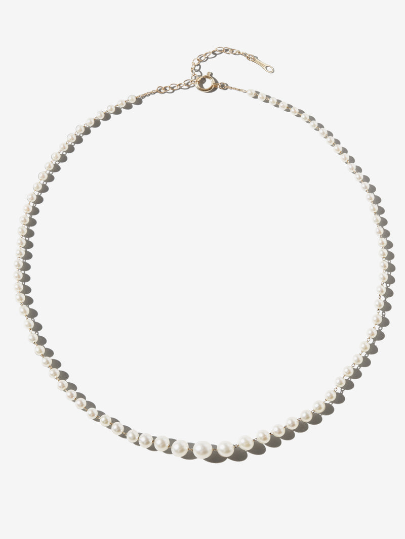 Sea of Beauty Collection. Center Cascading Pearl Necklace SBN267