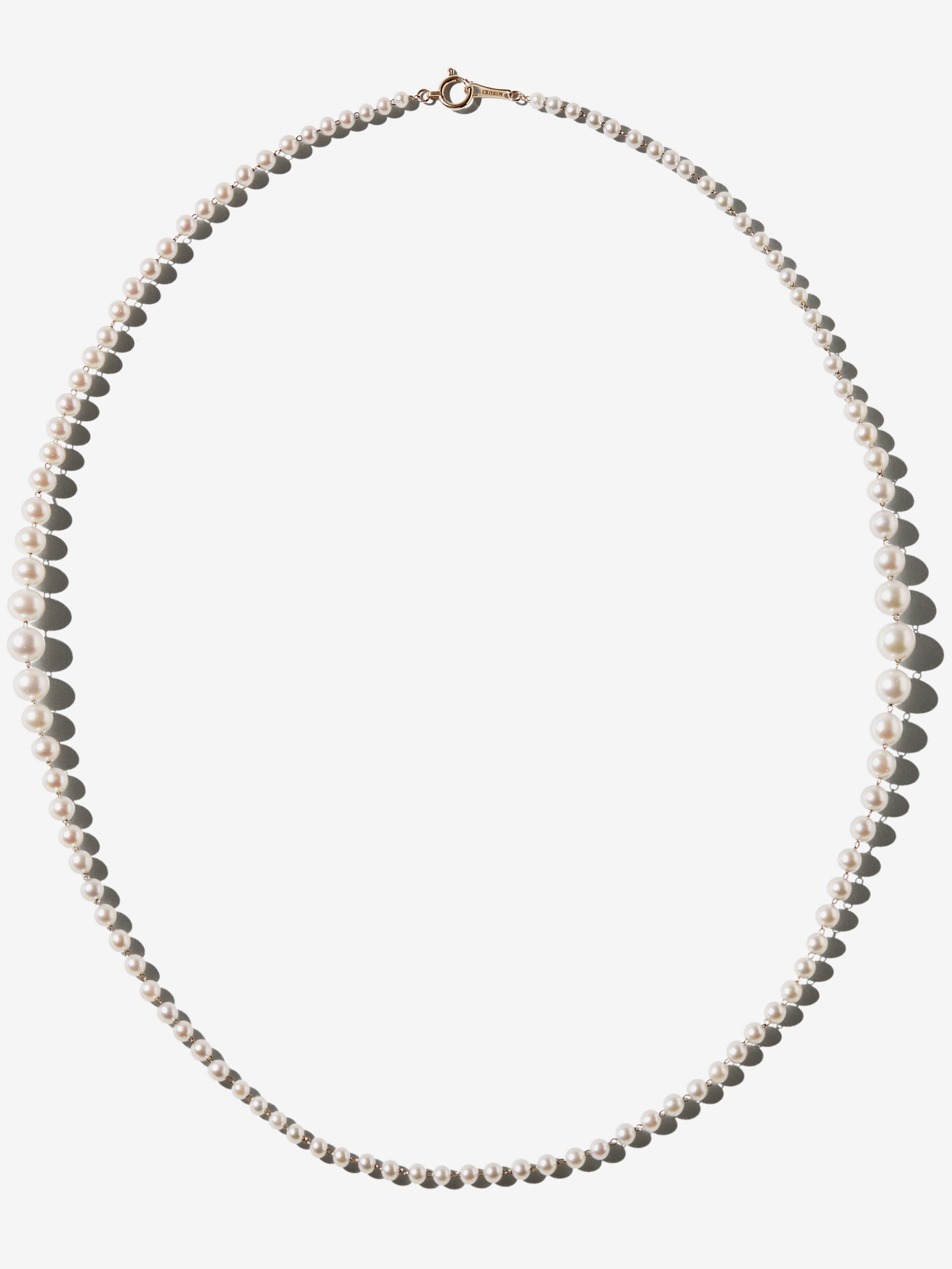 SBN269 Sea of Beauty. Long Dual Cascading Pearl Necklace